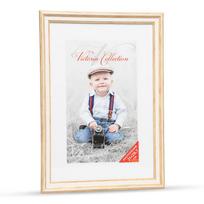 Photo frame Action 2 21x29,7 (A4), light brown/white | 21476