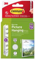 3M Command Strips Narrow 4pcs, white | 7100337191