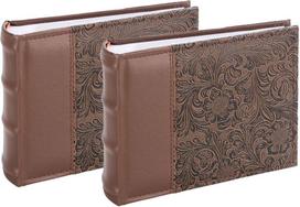 Album B 10x15/100M Flower-4, brown 2pcs | 10226