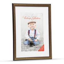 Photo frame Action 4 21x29,7 (A4), black/gold | 21494