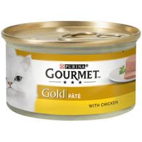 Purina Nestle Gourmet Gold - vištiena ir lašiša - šlapias kačių maistas - 85 g