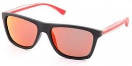 Lucky John Polarized Sunglasses Black/Red