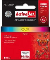 Rašalinio spausdintuvo kasetė ActiveJet Cartridge AC-546RX For Canon 15ml Colorful