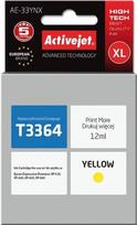 Rašalinio spausdintuvo kasetė ActiveJet Cartridge AE-33YNX For Epson 12ml Yellow