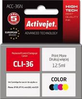 Rašalinio spausdintuvo kasetė ActiveJet Cartridge ACC-36N For Canon 12.5ml MultiColor