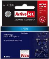 Rašalinio spausdintuvo kasetė ActiveJet AH-933CRX Cartridge 12ml Cyan