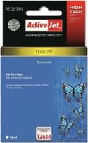 Rašalinio spausdintuvo kasetė ActiveJet AE-2634N Cartridge 12ml Yellow