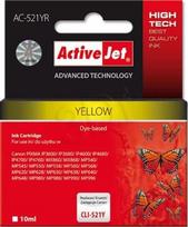 Rašalinio spausdintuvo kasetė ActiveJet AC-521YR Cartridge 10ml Yellow