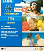 Rašalinio spausdintuvo kasetė ActiveJet AE-1292 Cartridge 15ml Cyan