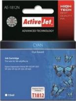 Rašalinio spausdintuvo kasetė ActiveJet AE-1812N Cartridge 15ml Cyan