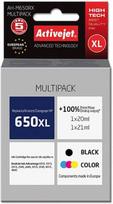 ActiveJet AH-M650RX replacement for HP 650 CZ101/CZ102 Black/Multi Color