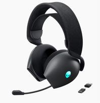 gaming mikrofonas - Dell Gaming Headset | Alienware Tri Mode AW725H | Bluetooth | Over-Ear | Microphone | Noise canceling | Wireless | Dark Side of the Moon | 545-BBFW - 1 nuotrauka