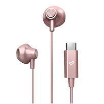 type c ausines - Energy Sistem Wired Earphones | EasyPods Type C | Built-in microphone | USB-C | Rose Gold | 459285 - 1 nuotrauka