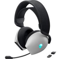 gaming mikrofonas - Dell Gaming Headset | Alienware Tri Mode AW725H | Bluetooth | Over-Ear | Microphone | Noise canceling | Wireless | Lunar Light | 545-BBFV - 1 nuotrauka