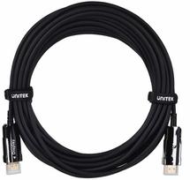 optinis hdmi - UNITEK OPTIC HDMI CABLE 2.0 AOC 4K 60HZ 10M - 1 nuotrauka