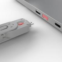 Lindy Schlüssel für USB jungtis Schloss grün