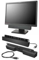 usb kolonele - Lenovo USB Soundbar Black (Juoda) - 1 nuotrauka