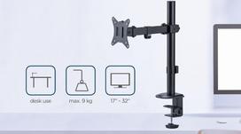 display mounting arm - DISPLAY ACC MOUNTING ARM/17-32" MA-D1-03 GEMBIRD - 1 nuotrauka