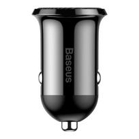 baseus car charger - BASEUS 12-24V 2xUSB 4.8A, juodas - 14 nuotrauka