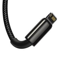 usb a to lightning iphone - Baseus 3in1 Tungsten Gold USB to micro USB + USB-C + Lightning 1.5m Black - 11 nuotrauka