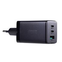 usb c pakrovejas 2m - GaN Ultra 65W 2C1A Kabelis C-C Joyroom TCG01 (juodas) - 10 nuotrauka