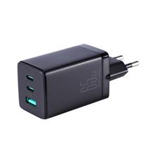 usb c pakrovejas 2m - GaN Ultra 65W 2C1A Kabelis C-C Joyroom TCG01 (juodas) - 14 nuotrauka