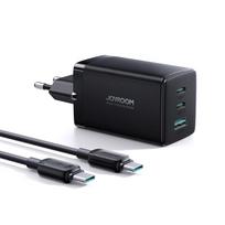 usb c pakrovejas 2m - GaN Ultra 65W 2C1A Kabelis C-C Joyroom TCG01 (juodas) - 16 nuotrauka