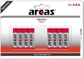 Arcas AAA/LR03, Alkaline, 8 pc(s) | 11744803