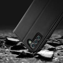 atverciami telefono deklai - Dux Ducis Hivo odinis atverčiamas dėklas Samsung Galaxy S22+ (S22 Plus) Mėlynas (Blue) - 2 nuotrauka
