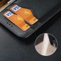 atverciami telefono deklai - Dux Ducis Hivo odinis atverčiamas dėklas Samsung Galaxy S22+ (S22 Plus) Mėlynas (Blue) - 4 nuotrauka