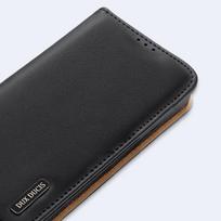 atverciami telefono deklai - Dux Ducis Hivo odinis atverčiamas dėklas Samsung Galaxy S22+ (S22 Plus) Mėlynas (Blue) - 9 nuotrauka