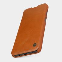 xiaomi hypercharge - Nillkin "Qin Case Xiaomi Poco X4 Pro 5G" Brown - 6 nuotrauka