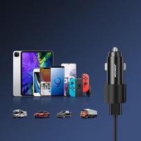 led lights car - Joyroom car charger 2 x USB with backlight 24W, CAAJRMJR_CL10 - 1 nuotrauka