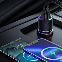 led lights car - Joyroom car charger 2 x USB with backlight 24W, CAAJRMJR_CL10 - 6 nuotrauka