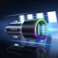 led lights car - Joyroom car charger 2 x USB with backlight 24W, CAAJRMJR_CL10 - 7 nuotrauka