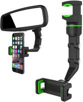 holderai - Hurtel Rearview Mirror Phone Holder Black - 1 nuotrauka