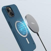 su iphone 14 pro - Nillkin Super Frosted Shield Pro Magnetic Apple iPhone 14 Plus mėlynas - 8 nuotrauka