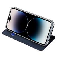 apple iphone 15 pro case - Dux Ducis "Skin Pro Wallet Case iPhone 15" Dark Blue - 12 nuotrauka