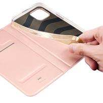 apple pinigine - Dux Ducis Skin Pro Apple iPhone 15 Plus rožinio aukso - 10 nuotrauka