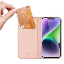 apple pinigine - Dux Ducis Skin Pro Apple iPhone 15 Plus rožinio aukso - 16 nuotrauka