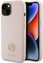 Guess "Hardcase Silicone Logo Strass 4G iPhone 13 Pro | 13 6.1" Black
