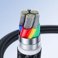 kabelis usb a to usb a - Joyroom S-UL012A11B USB to Lightning 1.2 m Black - 4 nuotrauka