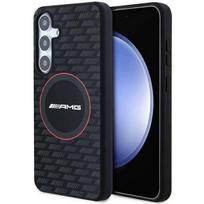 magsafe deklas samsung s24 - Mercedes-Benz "Silicone Carbon Pattern MagSafe Case for Samsung Galaxy S24+" Juodas (Black) - 1 nuotrauka