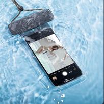 waterproof telefono deklas - Baseus "AquaGlide Case" Black - 5 nuotrauka