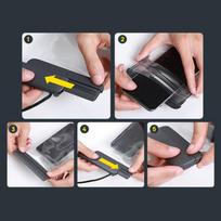 waterproof telefono deklas - Baseus "AquaGlide Case" Black - 9 nuotrauka