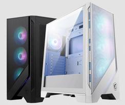 casio - Kompiuterio korpusas MSI MAG FORGE 320R AIRFLOW, balta - 1 nuotrauka