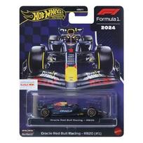 HOT WHEELS Premium lenktyninis Raudonas Bull 2024 Max Verstappen automodeliukas, JBM12