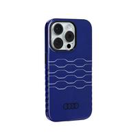 iphone 15 pro blue - Audi IML MagSafe dėklas iPhone 15 / 14 / 13 - Juodas (Black) - 2 nuotrauka