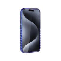 iphone 15 pro blue - Audi IML MagSafe dėklas iPhone 15 / 14 / 13 - Juodas (Black) - 5 nuotrauka