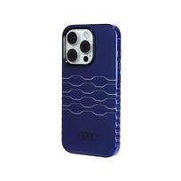 iphone 15 pro blue - Audi IML MagSafe dėklas iPhone 15 / 14 / 13 - Juodas (Black) - 6 nuotrauka